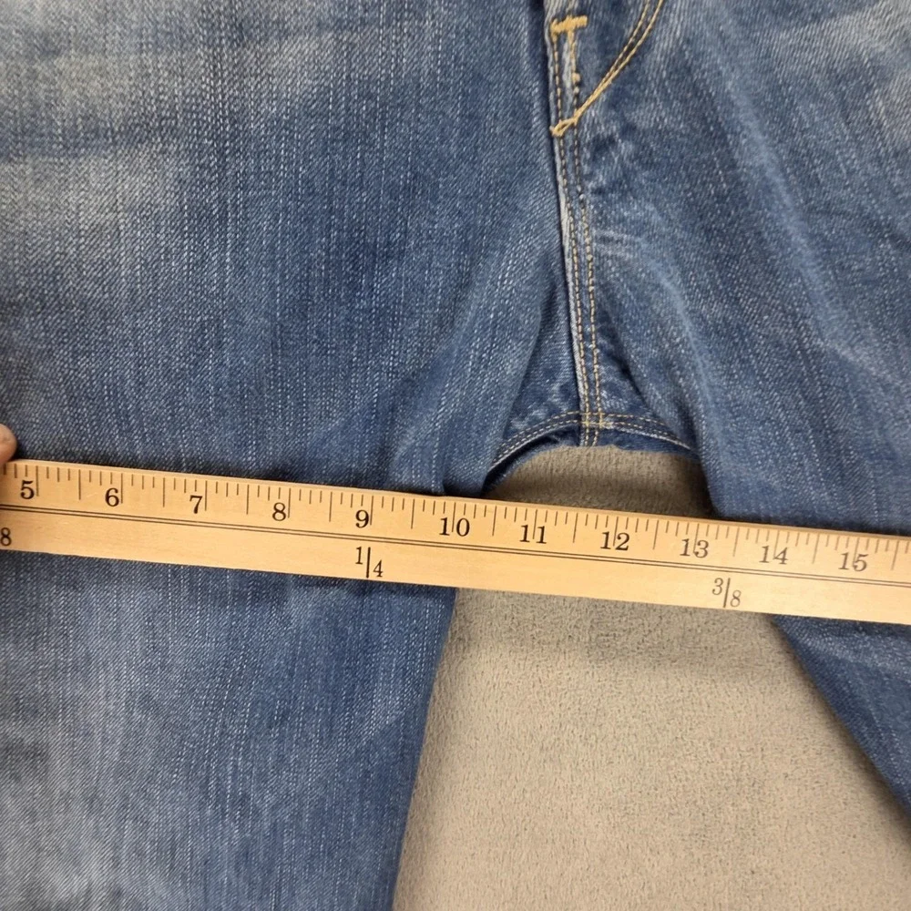Vintage Levis Engineered Jeans Mens 33x34 Blue Medium Wash Twisted Button Fly